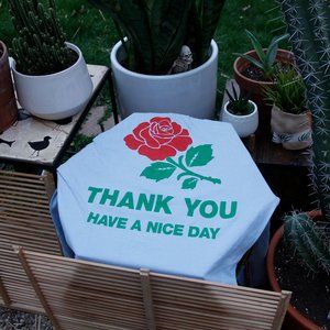 Chinatown Market Long Sleeve Text/Print T-shirt!